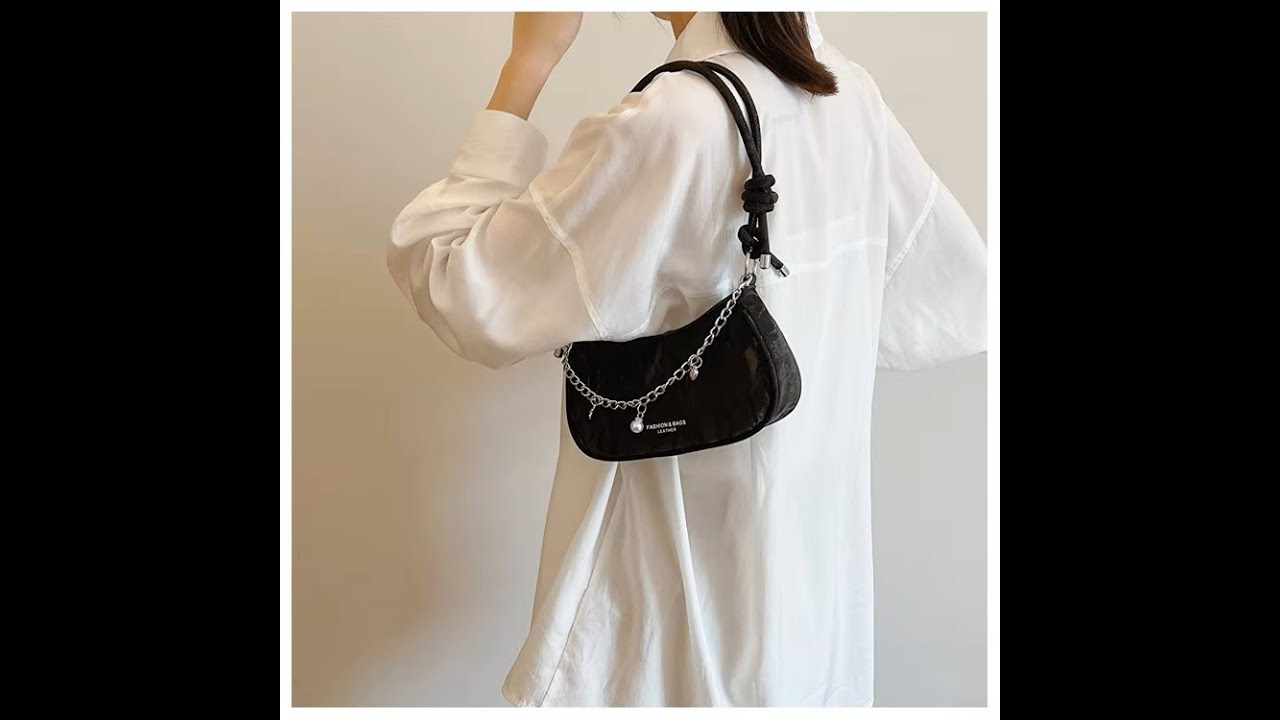 Glossy Charm Chain Mini Shoulder Bag Reveal 🎉👜