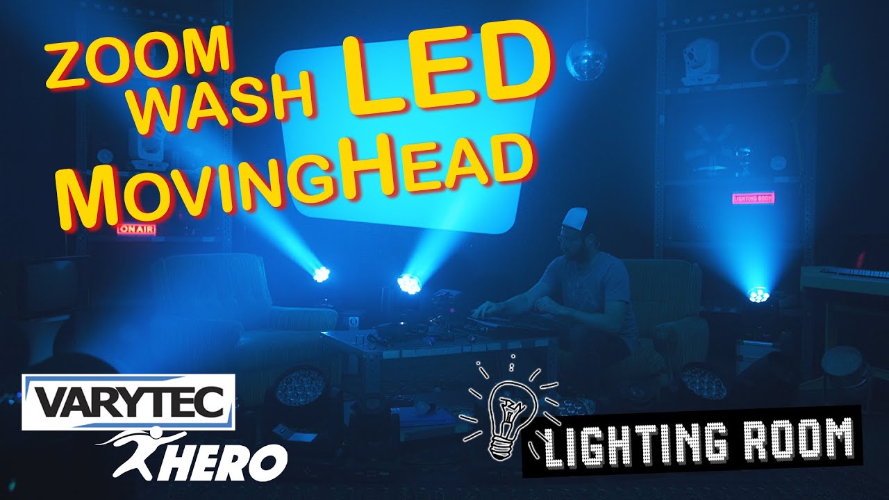 Hero 712 Z - LED  MovingHead - klein, kompakt mit Zoom - VARYTEC