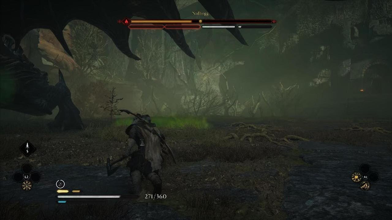 Assassin's Creed Valhalla how to defeat nidhogg easily