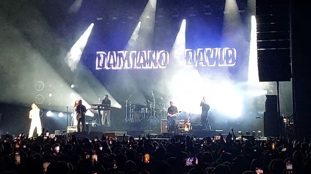 Damiano David Amsterdam Afas 15-9-2025 the first time