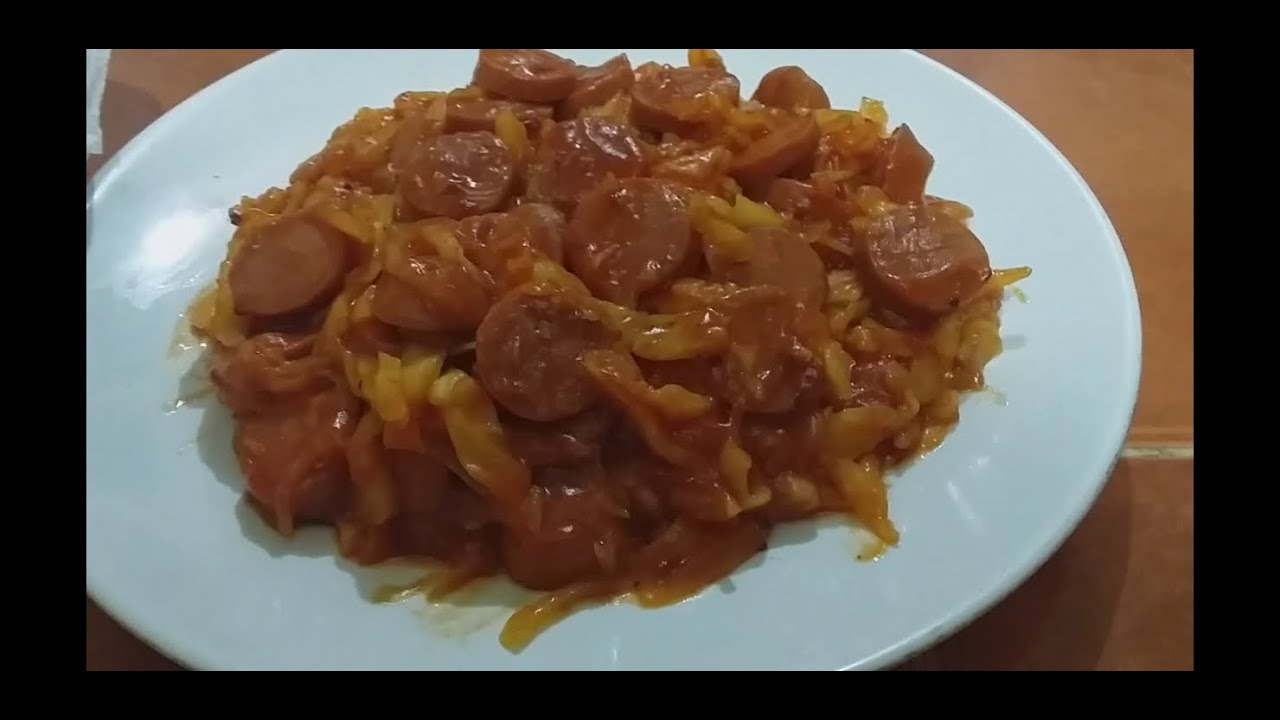 SALCHICHAS CON REPOLLO (riquísimo)