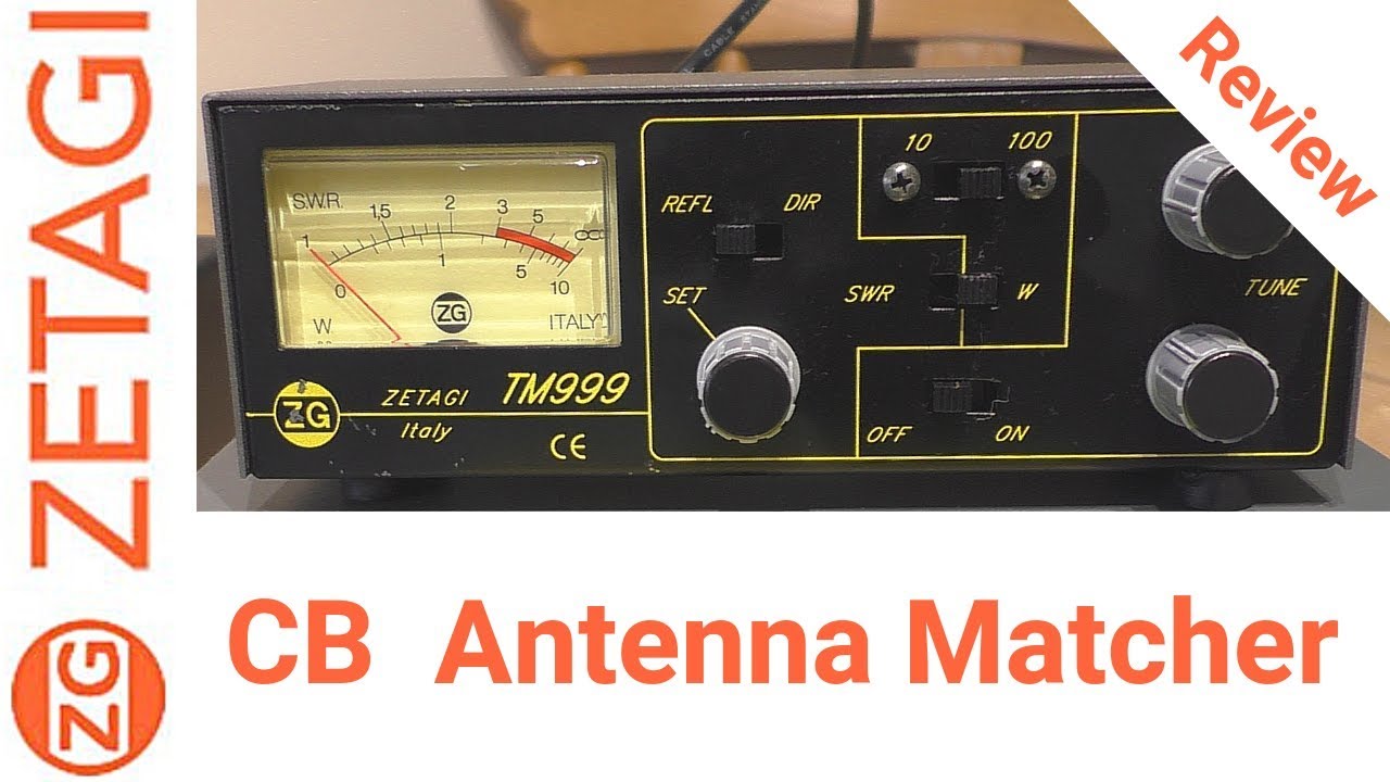 Zetagi TM999 Antenna Tuner / Matcher. Your last SWR resort