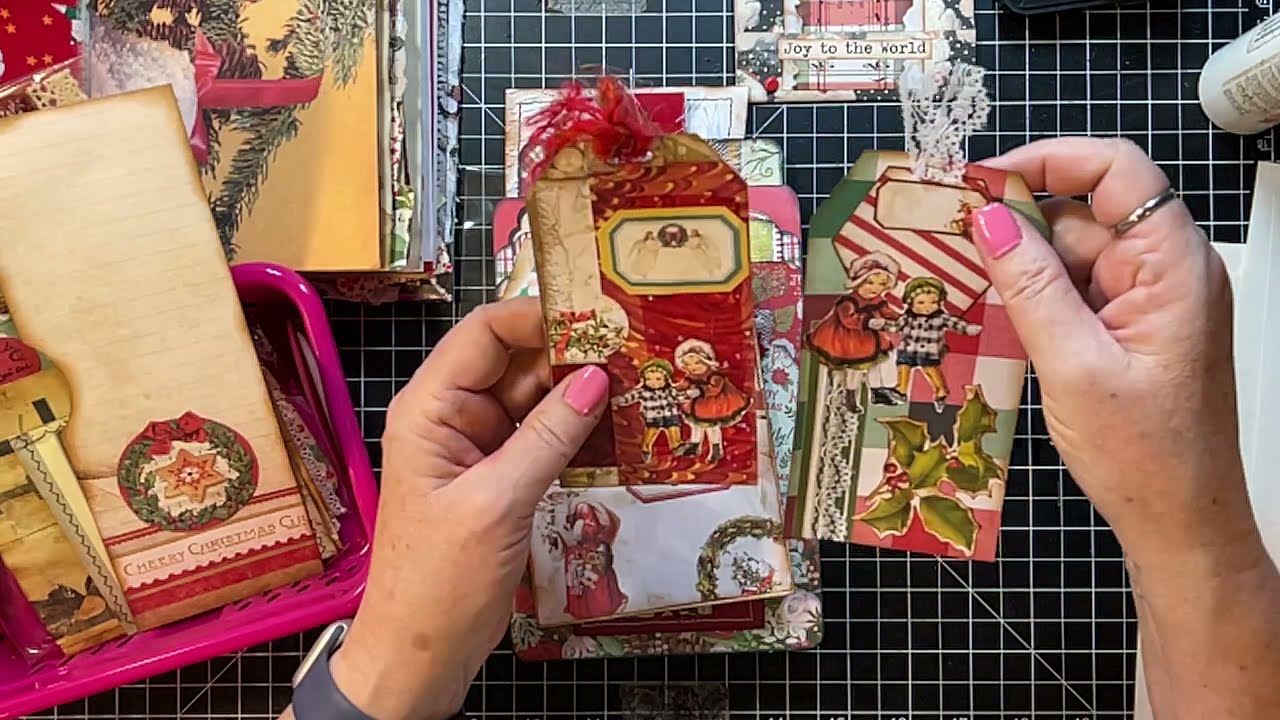 Decorating Vintage Christmas Joy Journal!
