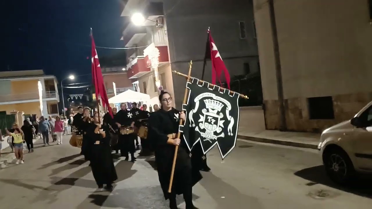 Timpanisti di Fasano - Apertura festa di San Pio - Acquaviva delle Fonti 22 settembre 2023 Giro