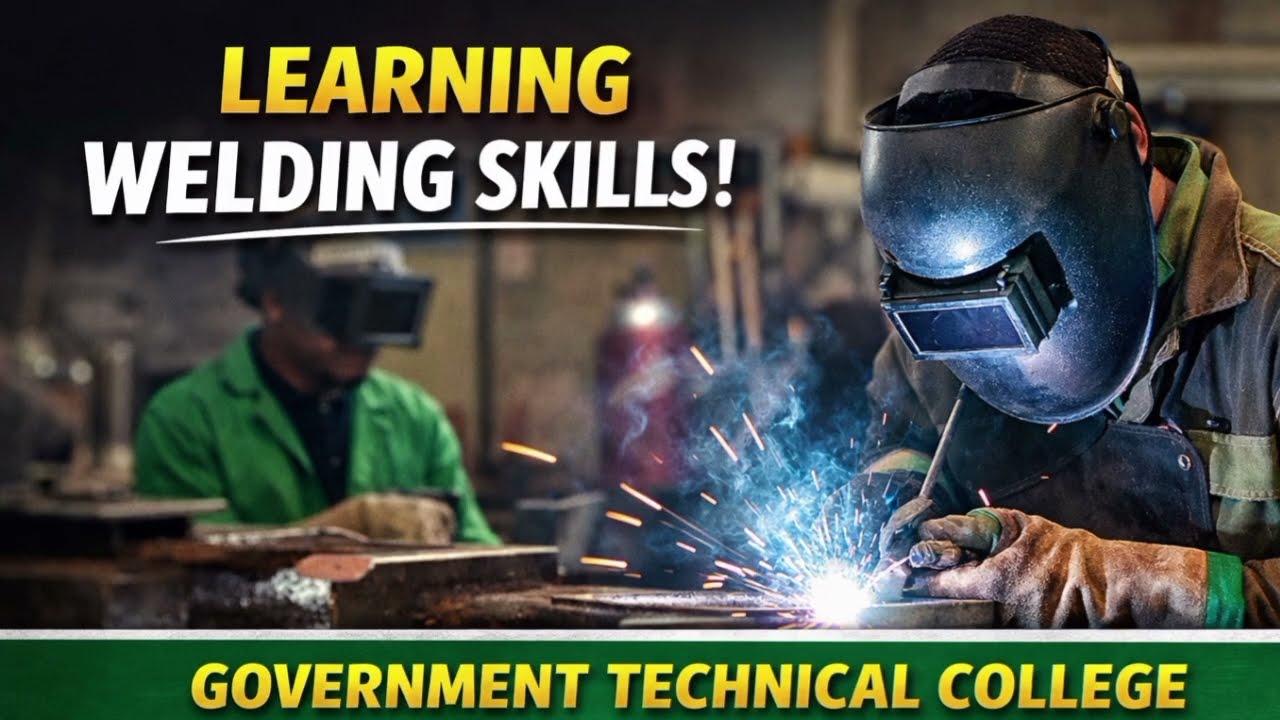 Students Showcase Welding Skills at Government Technical College, Otun Ekiti  #LearnASkill