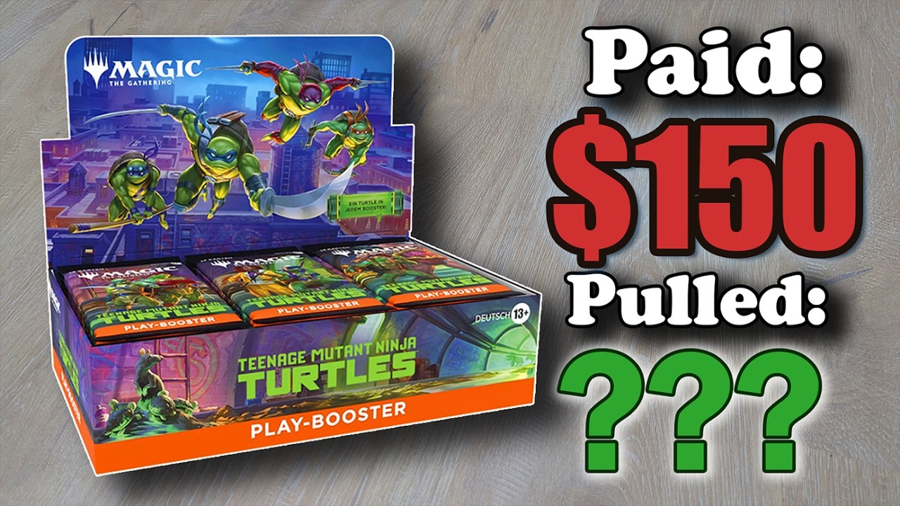 Let's Pull $150 from this Play Booster Box of Teenage Mutant Ninja Turtles