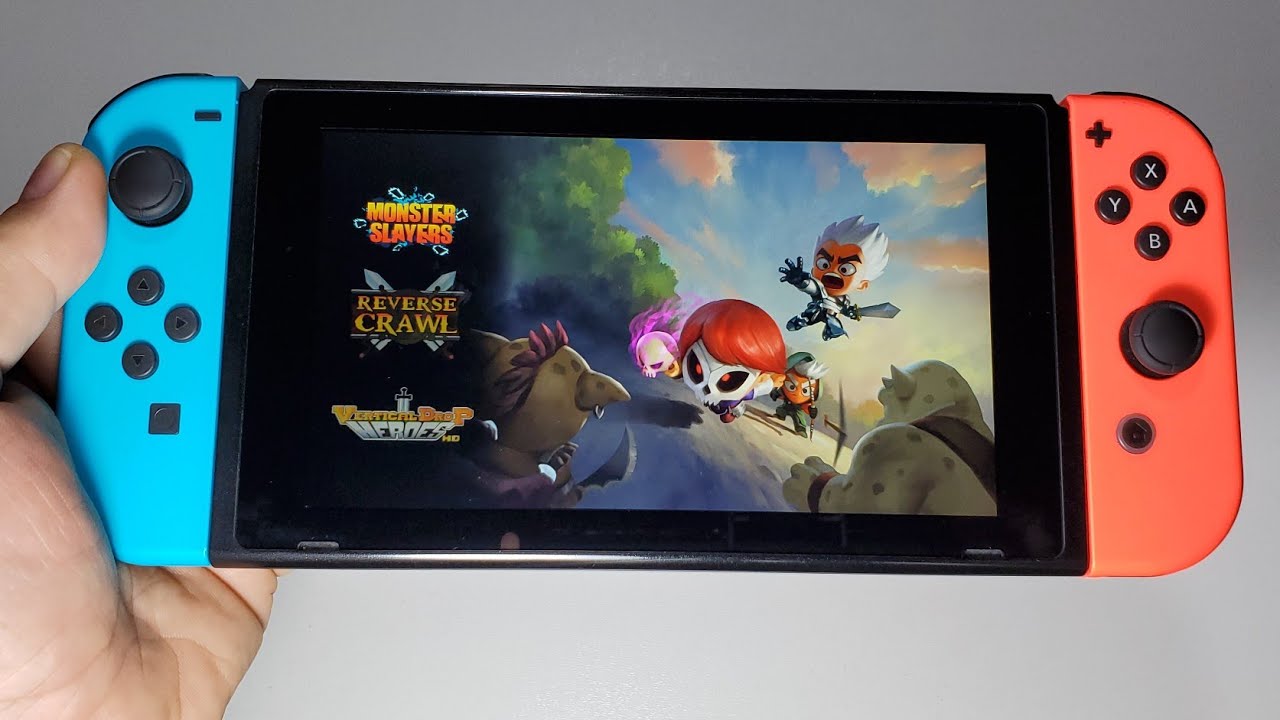 Nerdook Bundle Vol. 1 Nintendo Switch handheld gameplay