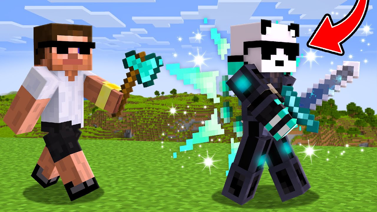 Hunters vs OverPowered Speedrunner in Minecraft!