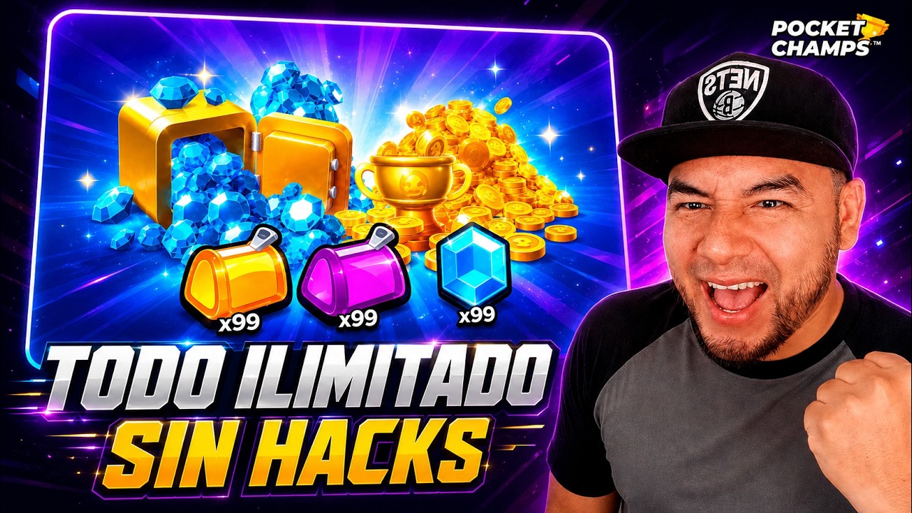 😮Como tener todo ilimitado y mejorar tus estadísticas sin Hacks | fácil Y rápido | POCKET CHAMP