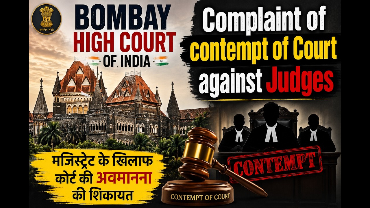 Complaint of contempt of Court against Judges  मजिस्ट्रेट के खिलाफ कोर्ट की अवमानना ​​की शिकायत