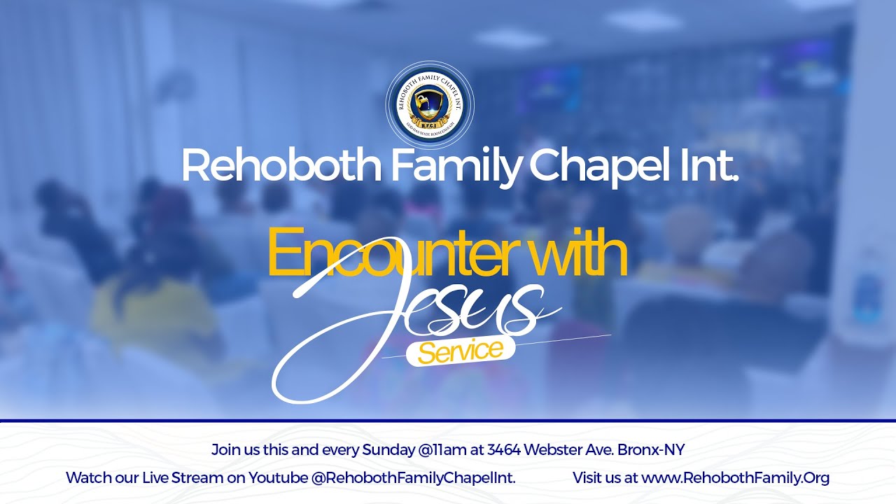 ENCOUNTER WITH JESUS SERVICE || 3 - 1- 26
