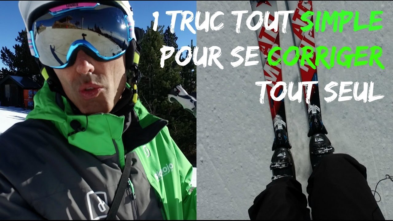 Comment bien skier : 1 truc SIMPLE pour se CORRIGER tout SEUL