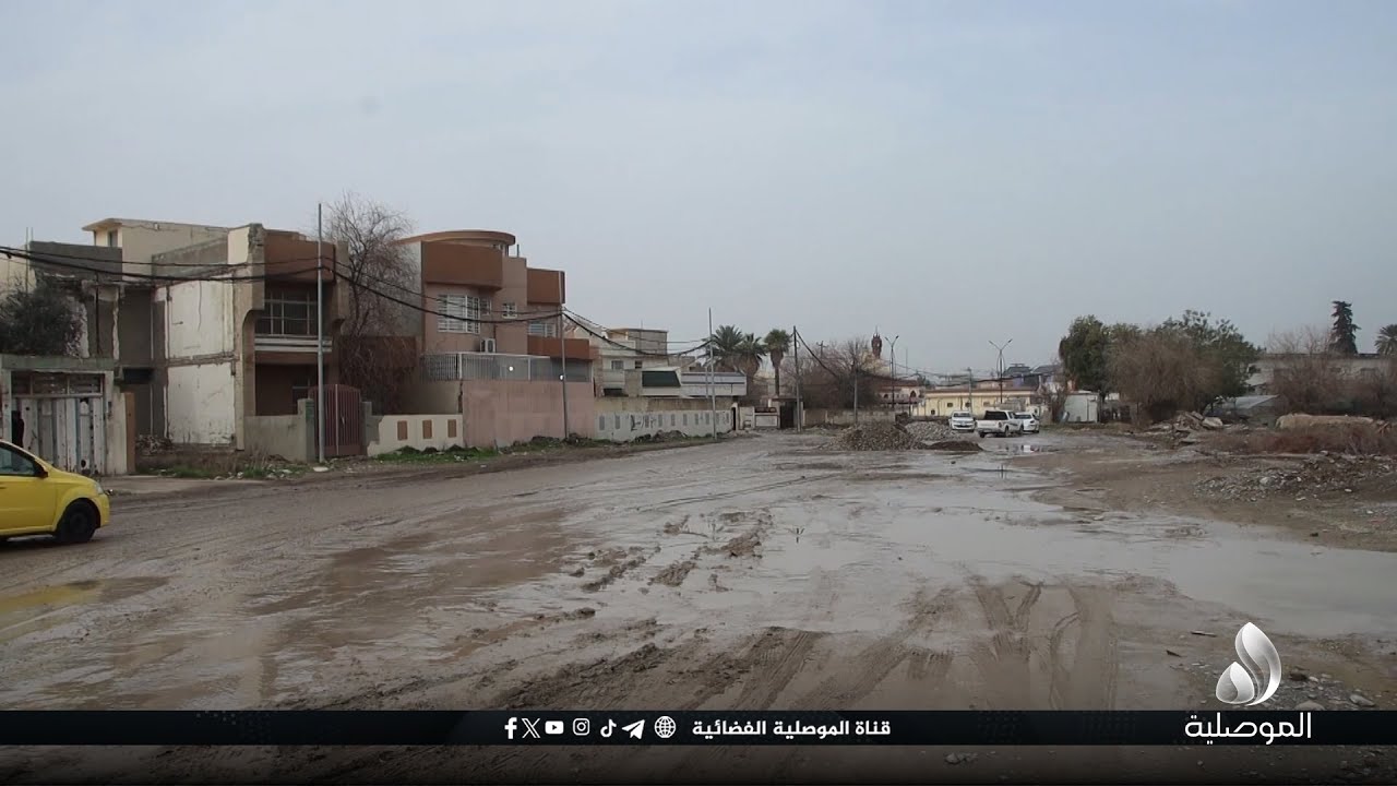 أهالي حاوي الجوسق يناشدون محافظ نينوى التدخل وتوجيه الجهات المعنية بتبليط الشارع الرئيس