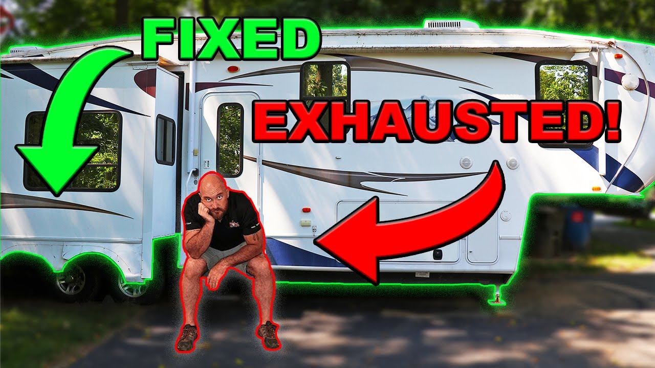 Fixing 14 Foot Slide Out Floor and Installing New Flooring In $12,000 Auction RV.
