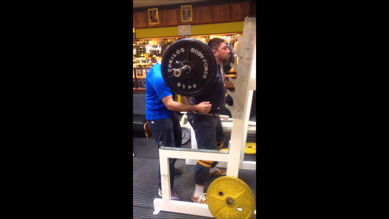 SQUAT 405lb (Almost Parallel)-Natural Bodybuilder