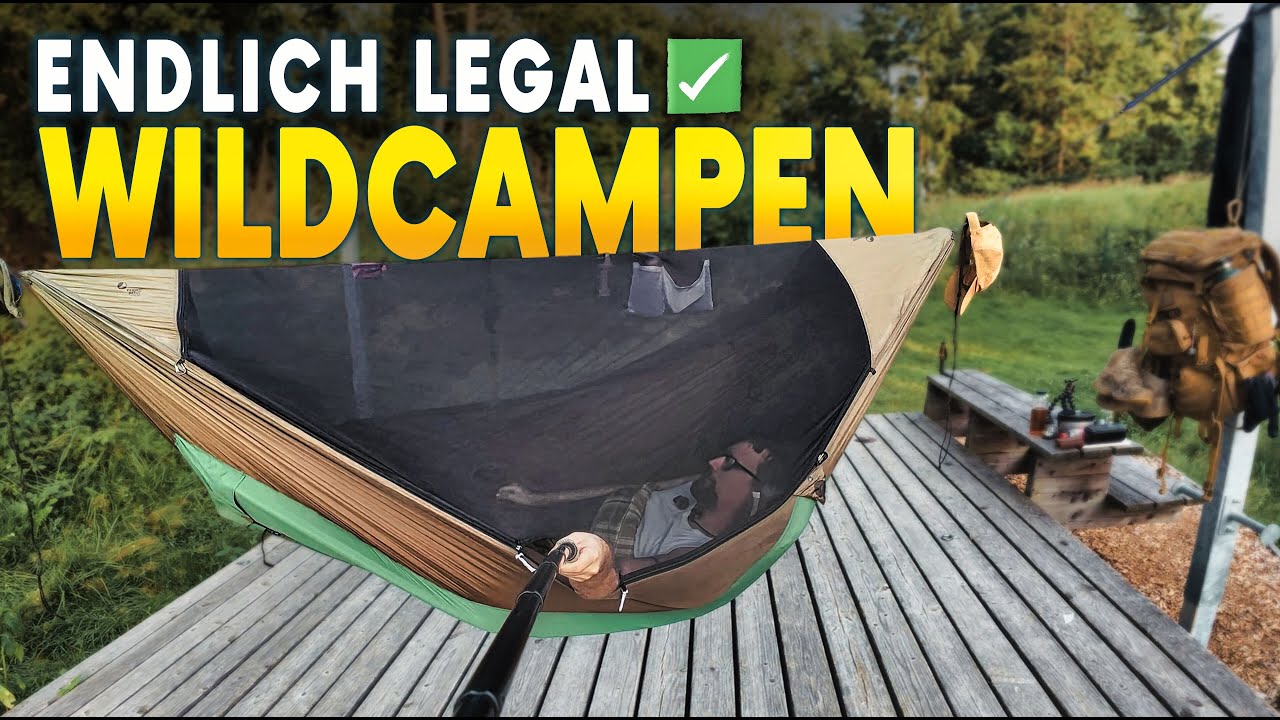 Ich teste einen Trekkingplatz - 24h Legal Wildcampen - So ist es wirklich!