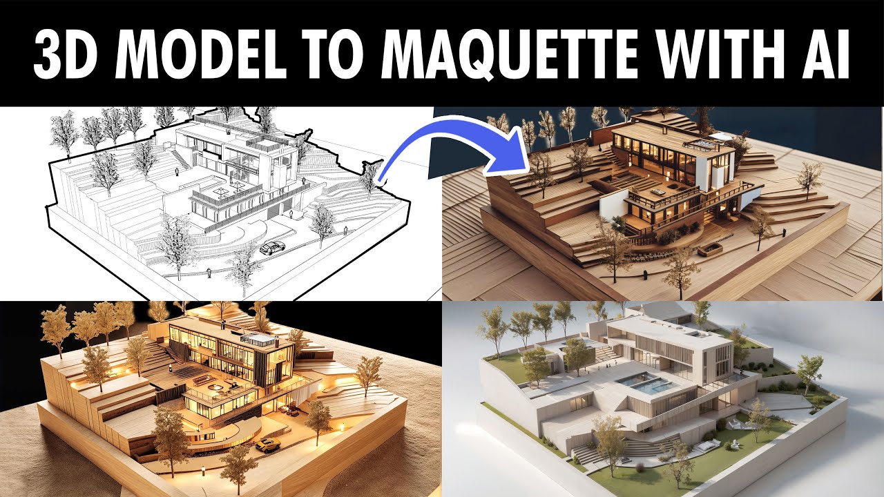 Physical Model Style Render in SECONDS with AI | Step-by -Step