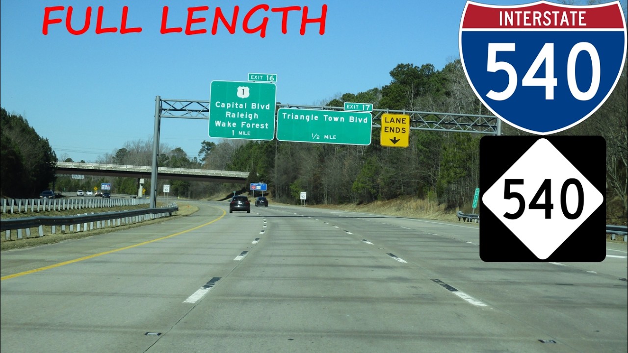 Raleigh Outer Loop (Interstate 540/NC 540) counterclockwise/outer loop