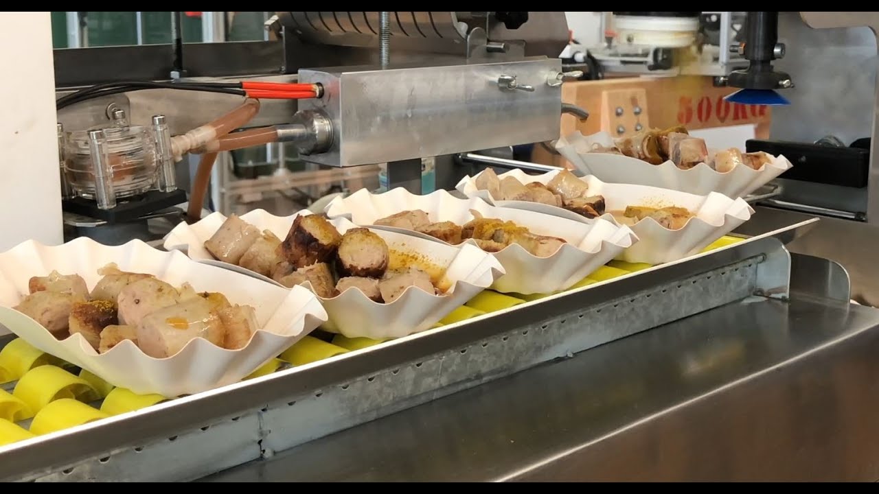 Studi-Projekt: Curry-Wurst-Maschine (Maschinenbau + Elektrotechnik)