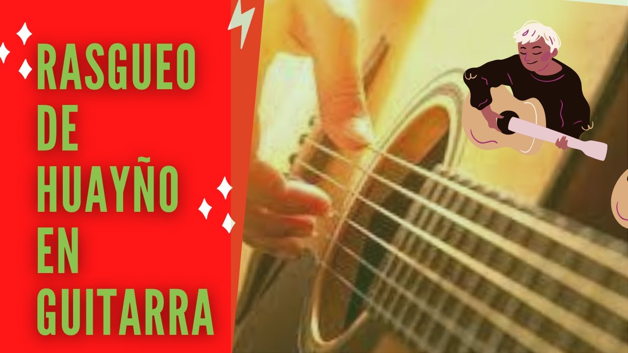 🎸Rasgueo de huayño en guitarra- 🎼como tocar huayno boliviano en guitarra