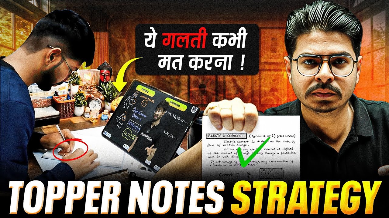 Topper NOTES Hack 😯 |  Tips To Make Notes Like a Topper 📝