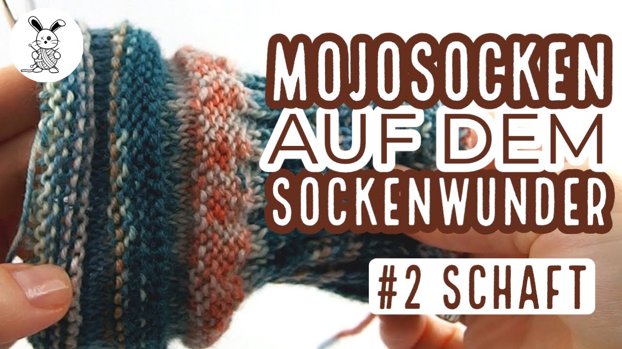 Mojosocken auf dem Sockenwunder #2 Schaft