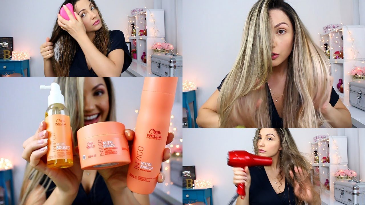 INVIGO: Nutri-Enrich Wella testando e falando Por Bia Munstein