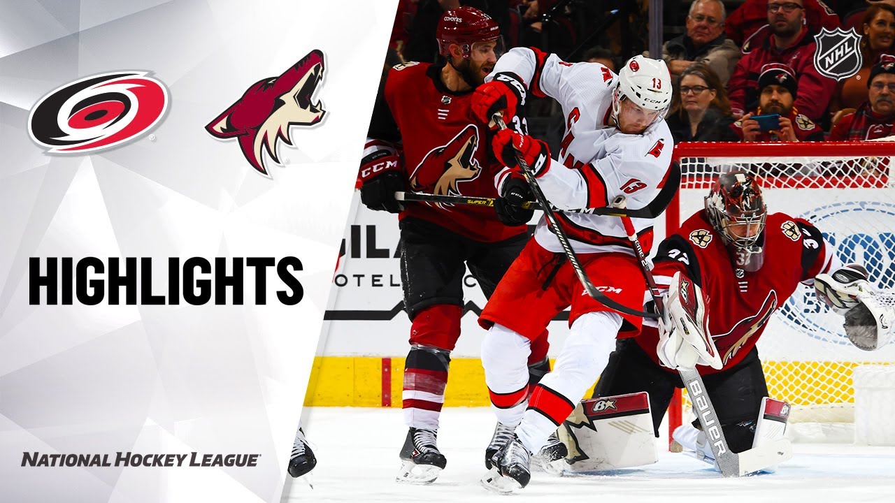 NHL Highlights | Hurricanes @ Coyotes 2/6/20