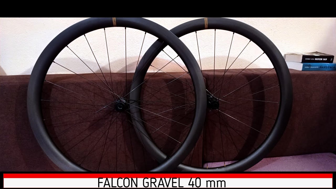 Koła FALCON GRAVEL 40mm - moim zdaniem najładniejsze koła karbonowe polskiego producenta
