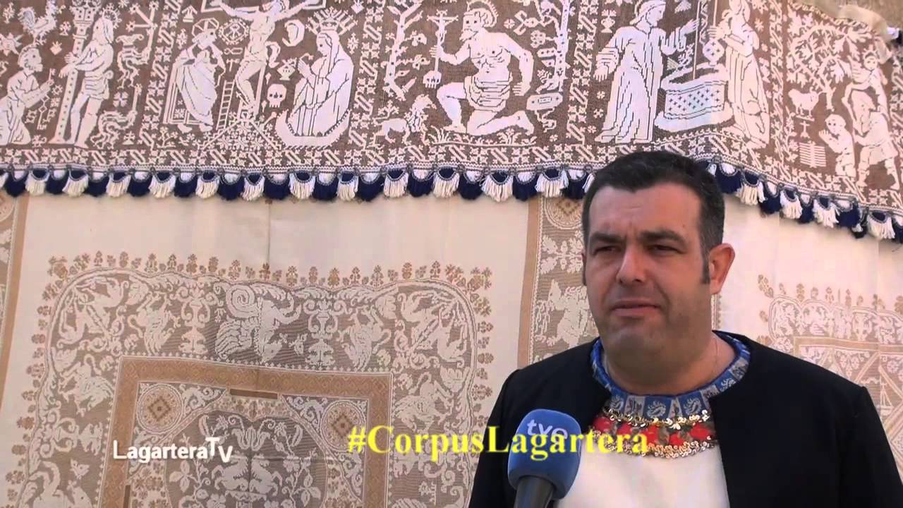 Corpus Lagartera 15 Entrevista al Alcalde TVE - Corpus Christi (Toledo) CLM