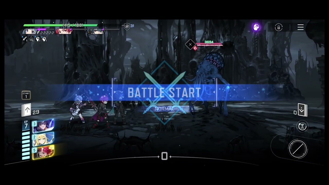 Encountering Squidhead - Chaos Zero Nightmare