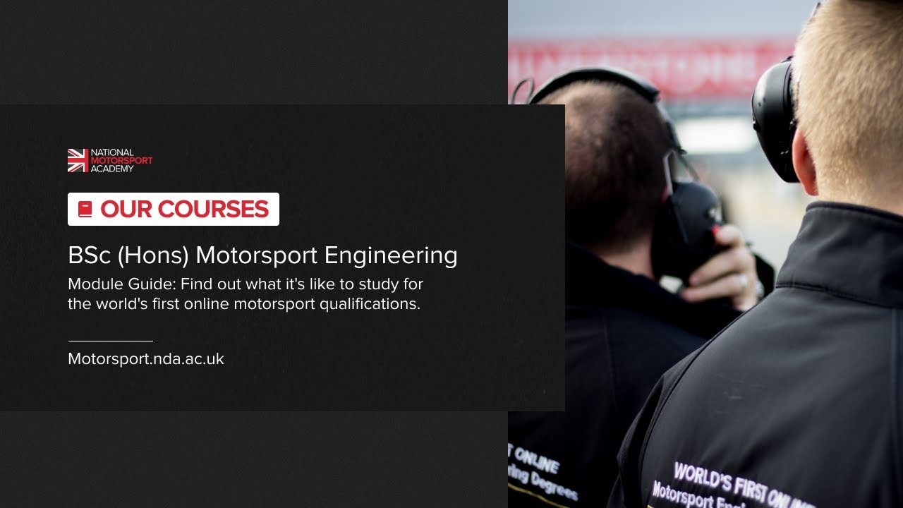 Course: BSc (Hons) Motorsport Engineering Degree