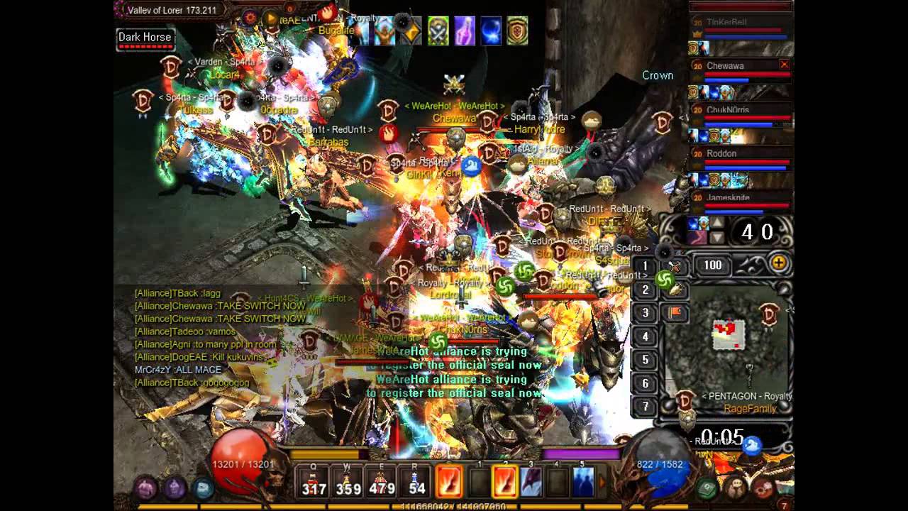 WeAreHot Alliance Castle Siege, December 22, 2013 (Mu Online)