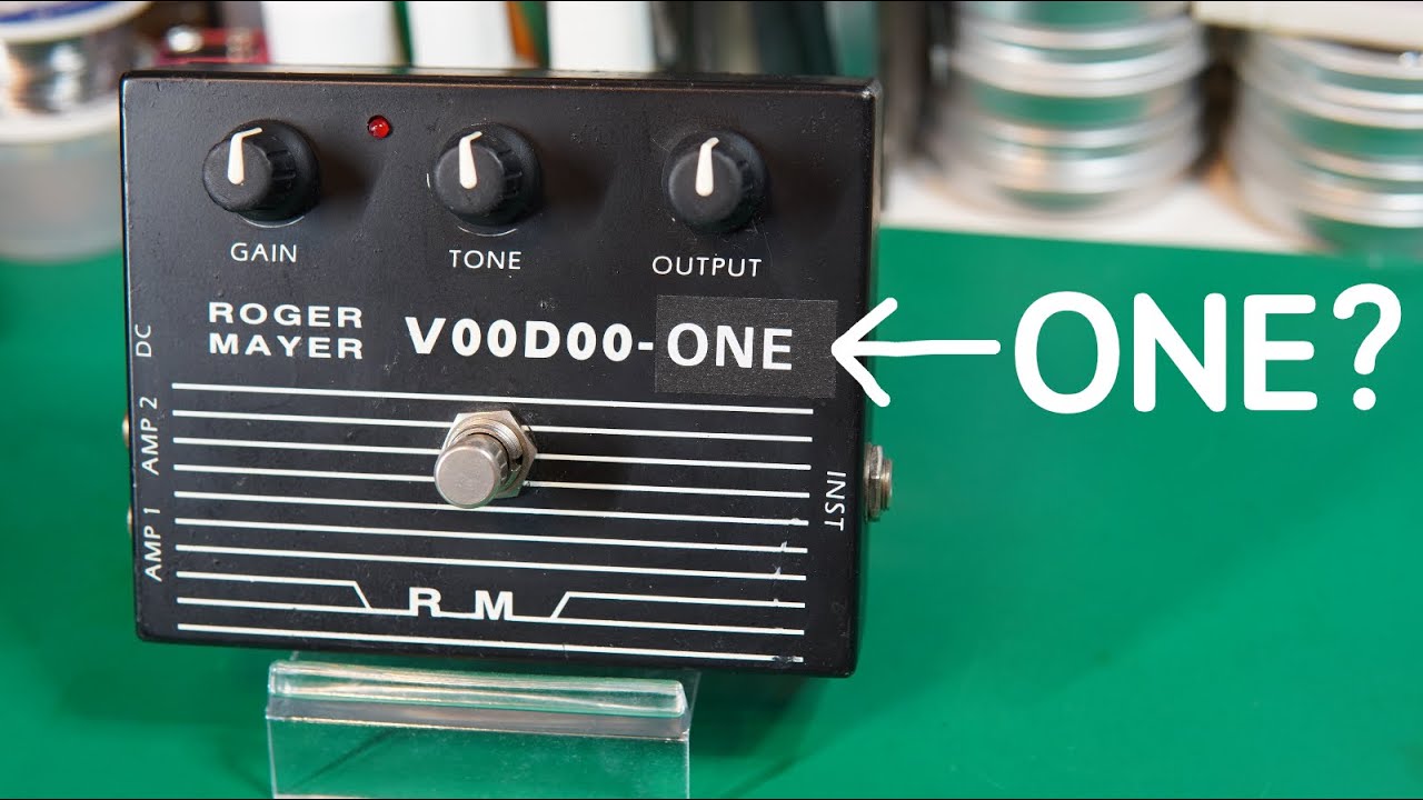 【エフェクター】ROGER MAYER VOODOO-BASS ボリューム修理後にギター用のVOODOO-1に改造