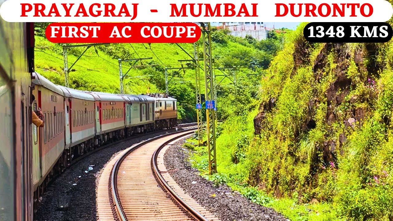 First AC Coupe Full Journey in Prayagraj Mumbai Duronto