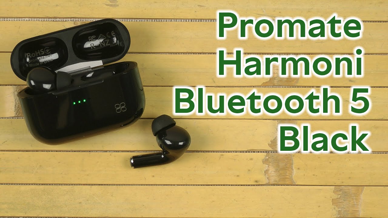 Распаковка Promate Harmoni Bluetooth 5 Black (harmoni.Black)