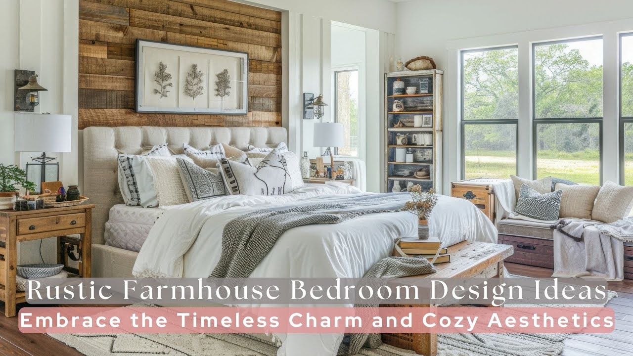 Rustic Farmhouse Bedroom Design Ideas: Embrace the Timeless Charm and Cozy Aesthetics