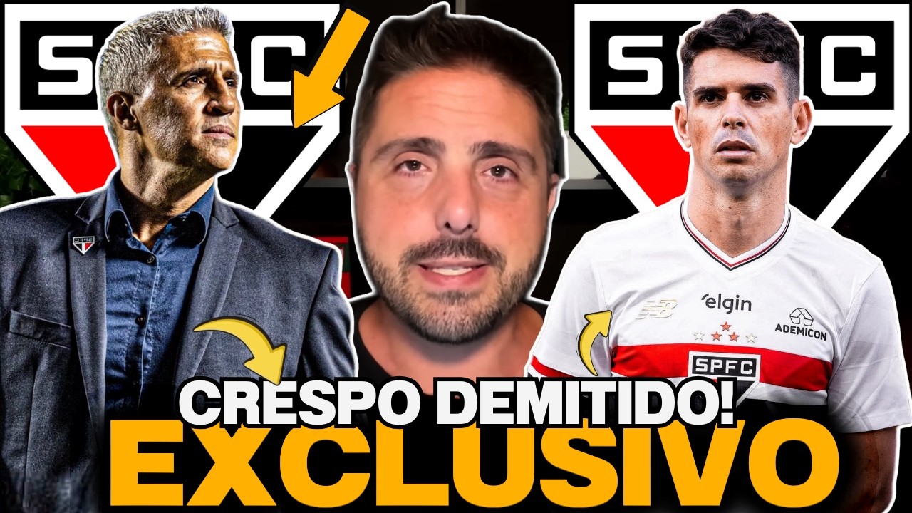 🚨EXCLUSIVO🚨| BASTIDORES DA DEMISSÃO DE HERNÁN CRESPO DO SÃO PAULO!🚨| SPFC E OSCAR SEGUE SEM ACORDO!