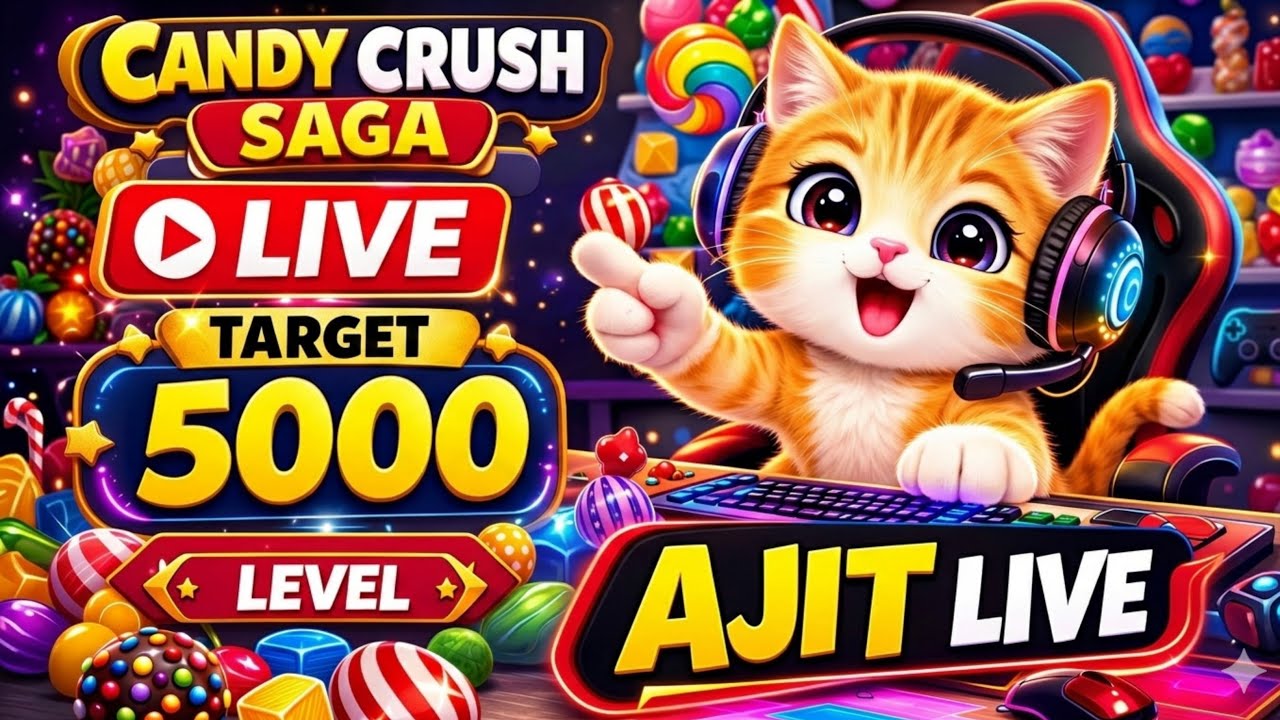 CANDY CRUSH SAGA Live Aaj Dekhte Hain Kitna High Score Banega!