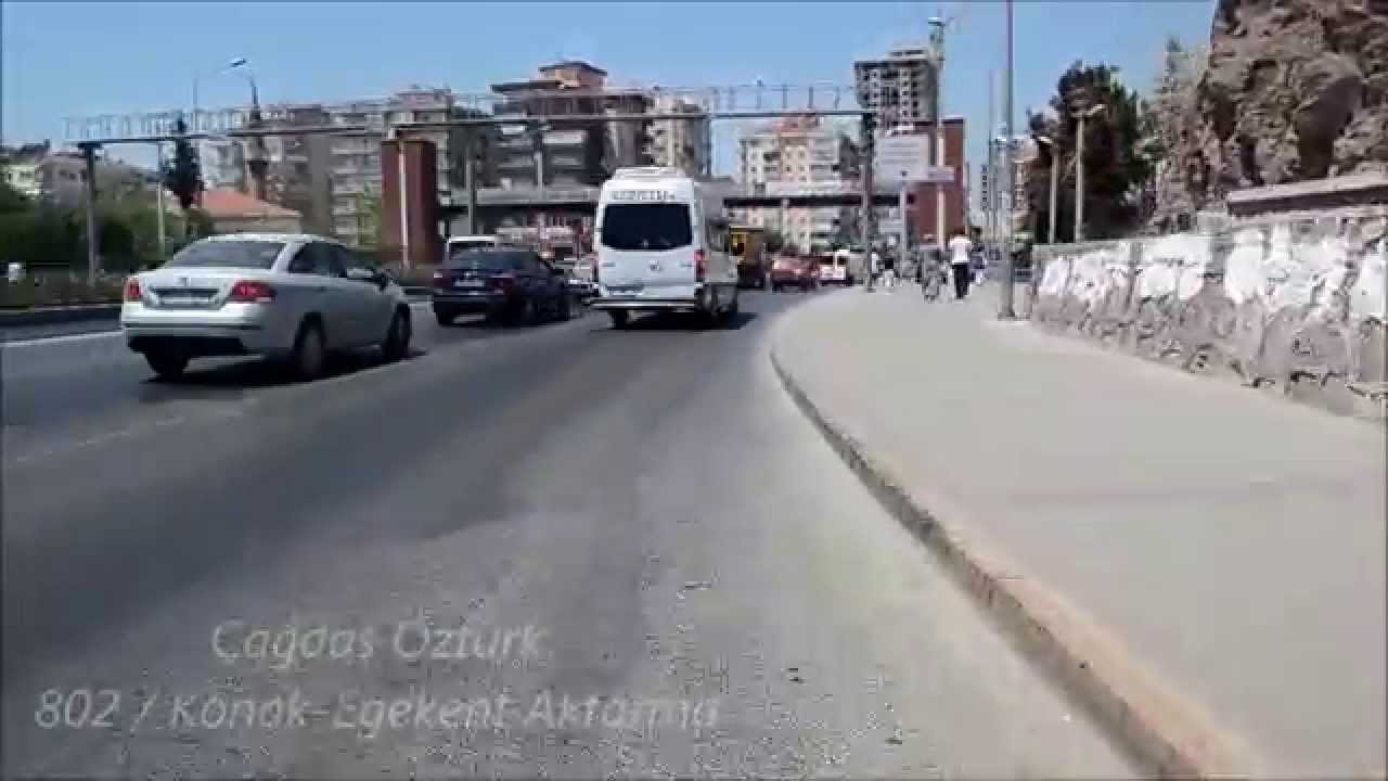 ESHOT / Solaris / 802 | Konak - Egekent Aktarma Parkur Videosu