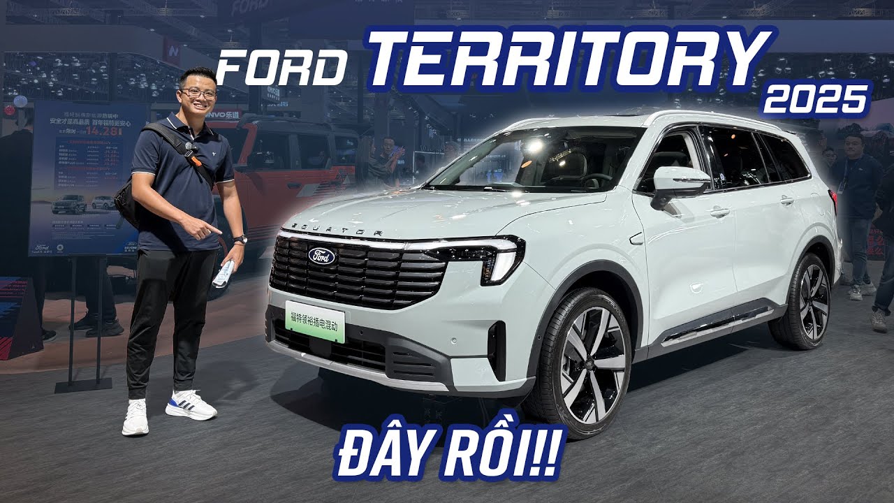 Ford Territory 2025 sắp về Việt Nam: Ngoại hình mới, tăng kích thước và có bản 7 CHỖ