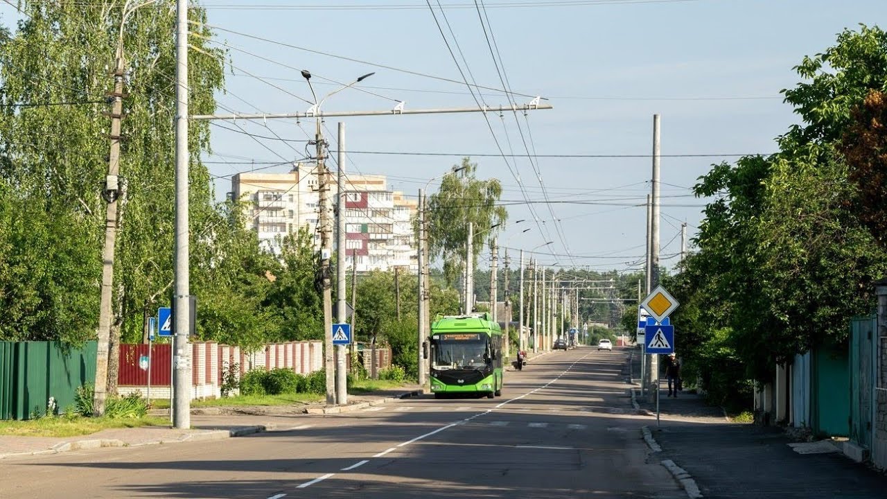 Повна поїздка у Житомирі новим маршрутом 5 на тролейбусі БКМ 321