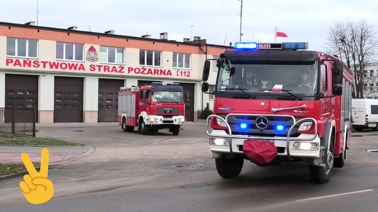 Malbork 998: Wyjazd 2x zastęp&oacute;w PSP z JRG Malbork - GBA 481[G]21, GCBA 481[G]25