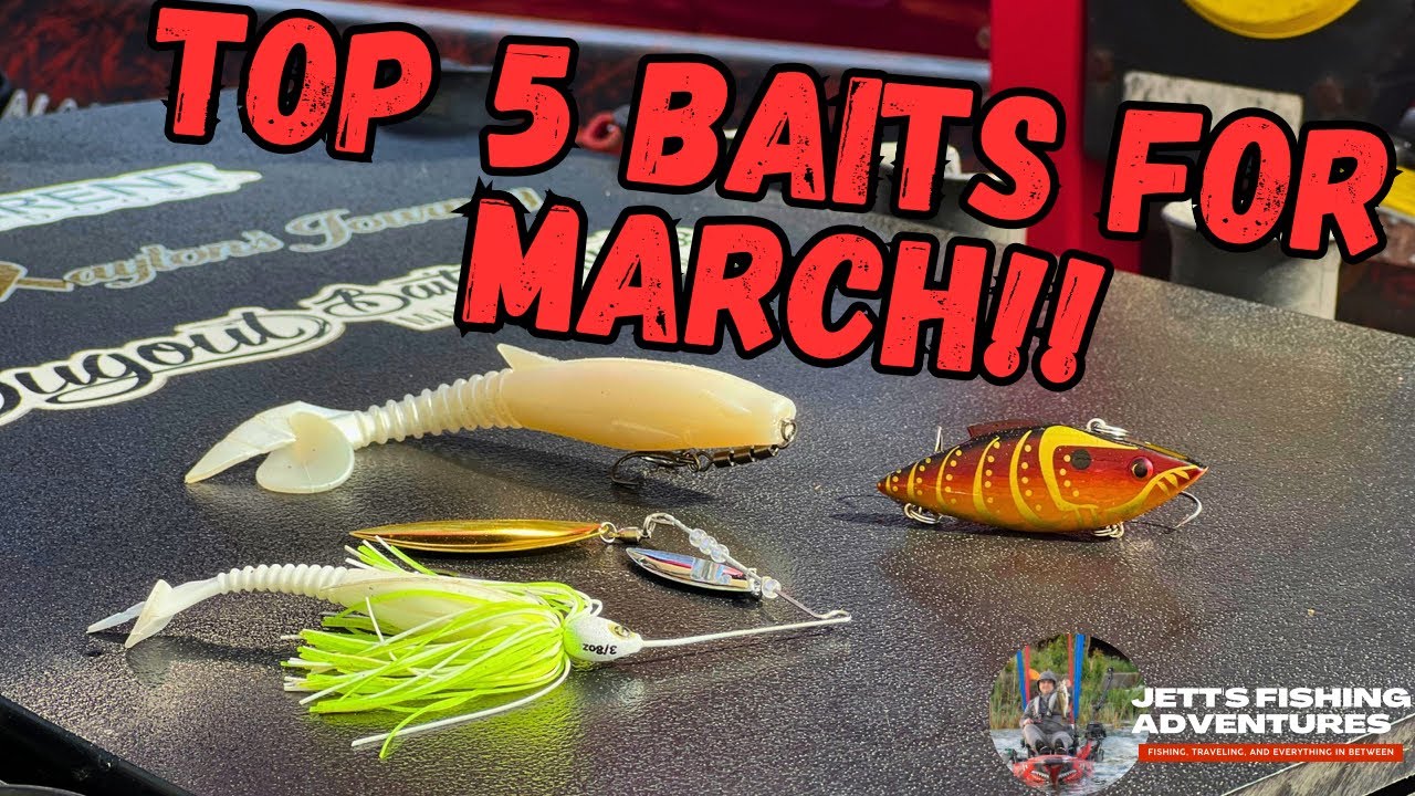 Top 3 Bass Fishing Baits for March (Prespawn Must-Haves) 