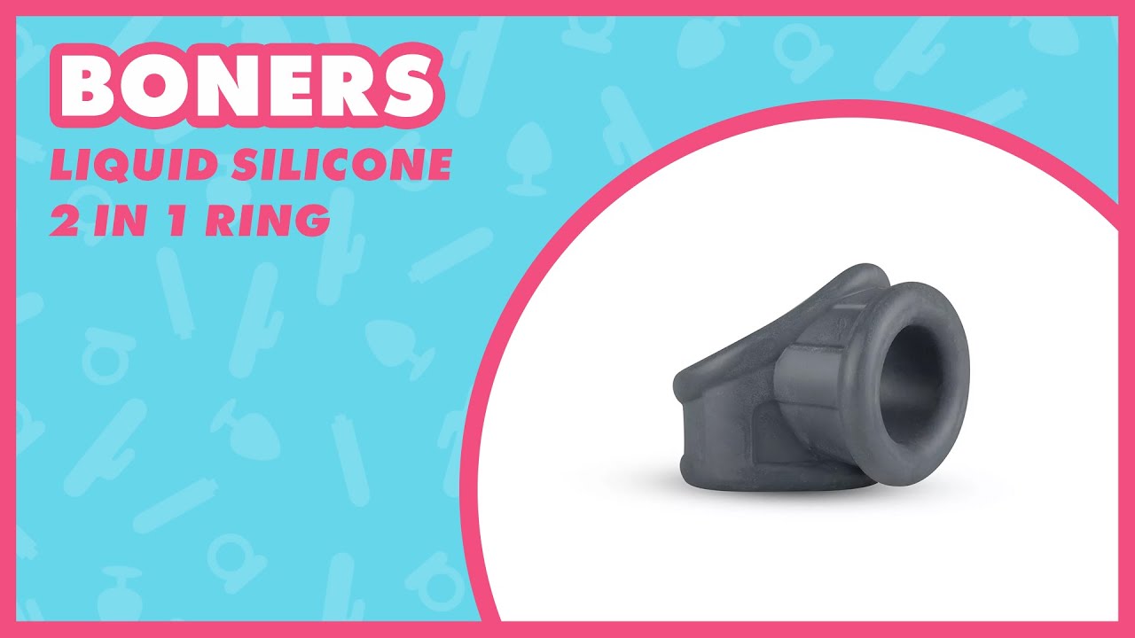 Boners Liquid Silicone 2-in-1 Ring 💪 Flexible Support & Premium Comfort 💗 EasyToys
