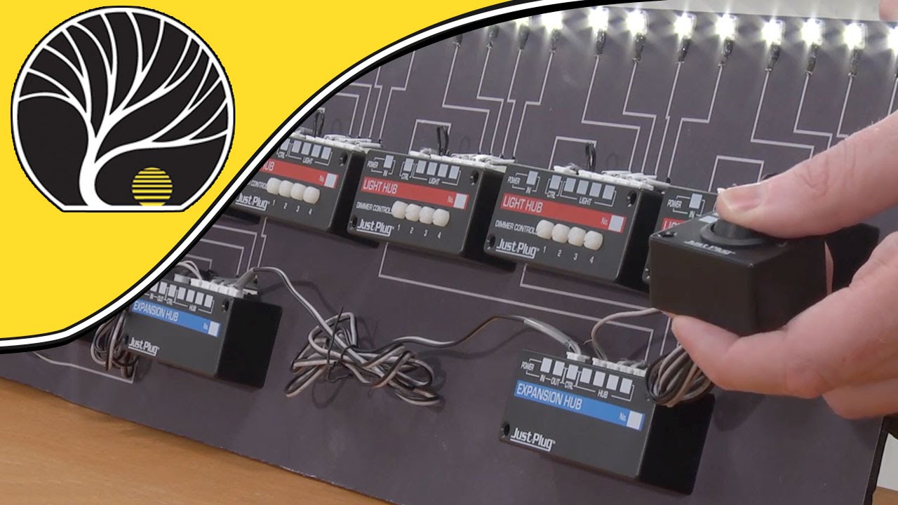 Вспомогательный переключатель | Система освещения Just Plug® | Лесные пейзажи | Модельные пейзажи