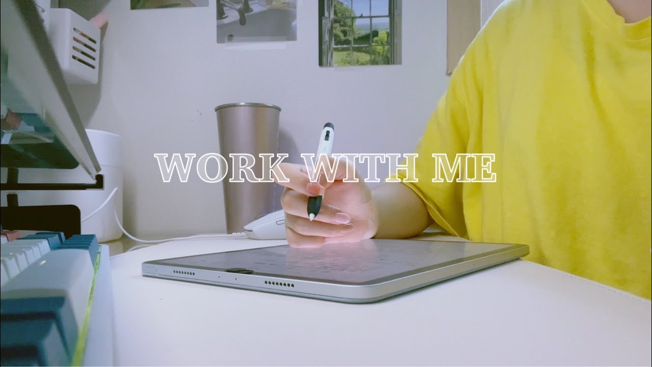 웹툰 작가 WORK WITH ME｜30분 리얼타임/리얼사운드｜같이 콘티 짜고 작업해요