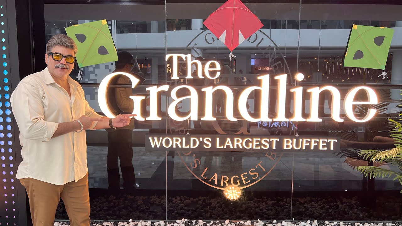 The Grandline 250+ Veg Non-Veg Dishes World’s Largest Buffet 