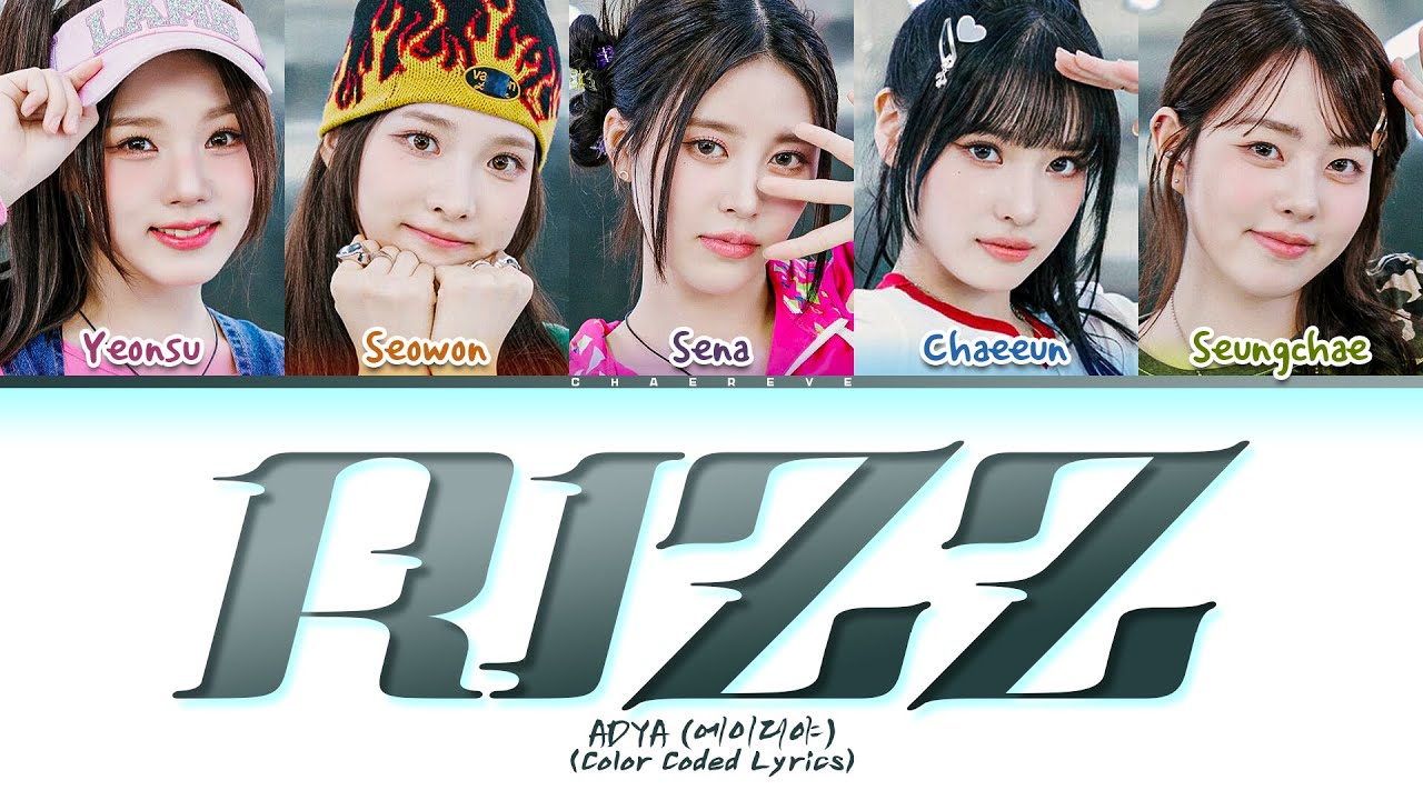 ADYA RIZZ Lyrics (Color Coded Lyrics)