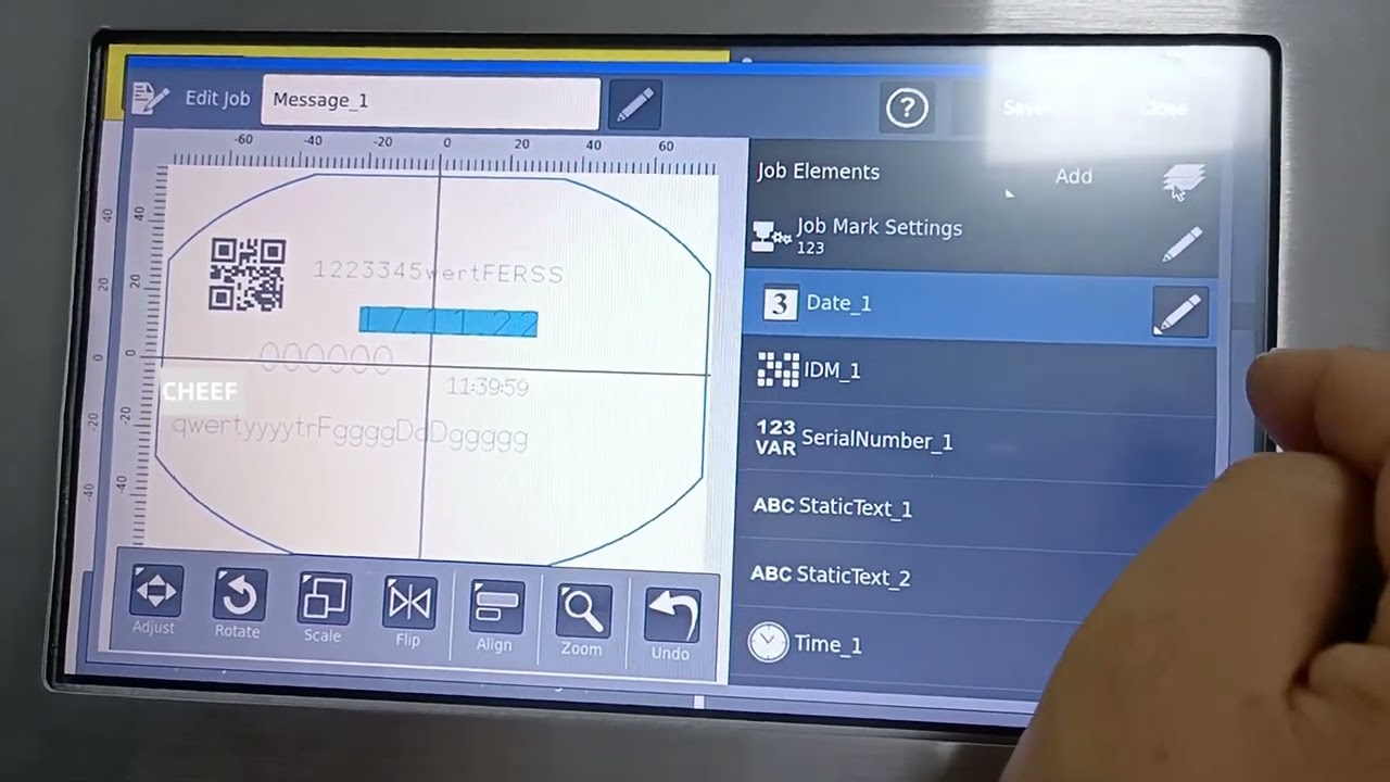 Are you looking for a tutorial on the parameter of the Videojet 3340 laser?